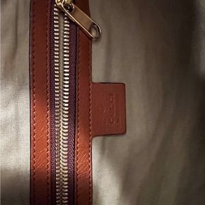 Gucci hobo crossbody-canvas and authentic leather